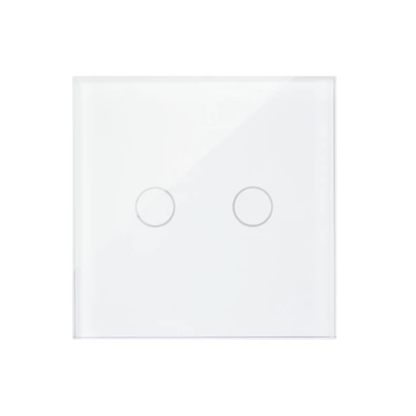 PANEL ACTIONARE DUBLU 86X86MM GP003W