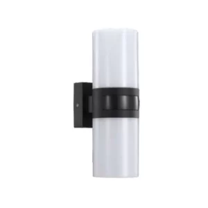 APLICA LED ALUMINIU NEGRU 20W CU SENZOR IR 180? 250X122X80 IP65