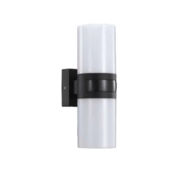 APLICA LED ALUMINIU NEGRU 20W CU SENZOR IR 180? 250X122X80 IP65