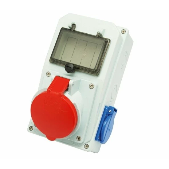 COFRET CU PRIZE IP44 4L ECHIPAT T1x32+M2x16