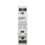 CONTACTOR PE SINA DIN 1P/20A 230V AC 2NO
