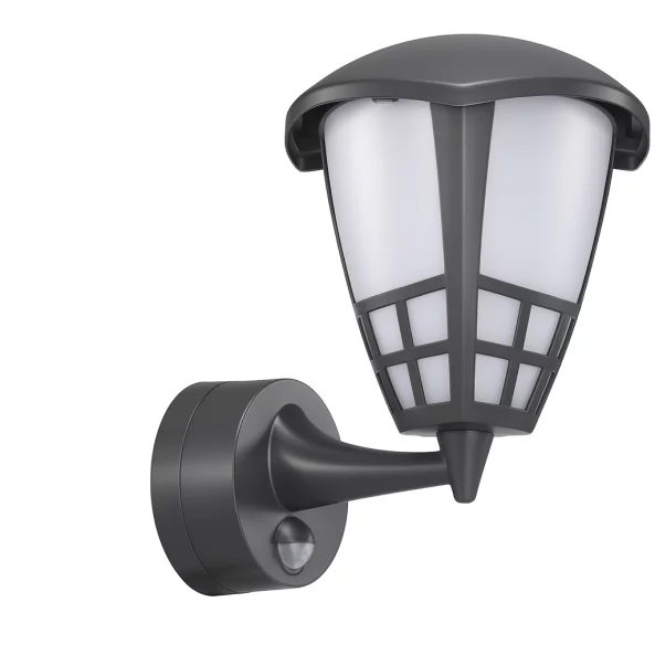 CORP ILUMINAT ORNAMENTAL CU SENZOR IR 140? IP65 IK10?60W E27 220-240V/AC