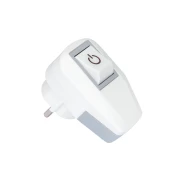 STECHER SCHUKO CONECTARE RAPIDA CU INTRERUPATOR ALB 16A 250V