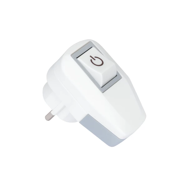 STECHER SCHUKO CONECTARE RAPIDA CU INTRERUPATOR ALB 16A 250V