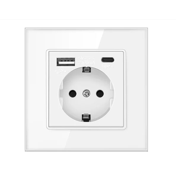 MODUL PRIZA +USBA+USBC MP010UACW