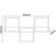 BRA ADCL-36W-HAR3 PLAF HARPER 36W NW 4000K