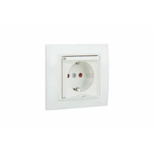 PRIZA SCHUKO PROT COPII CAPAC MINA NAT. ALB OV00439