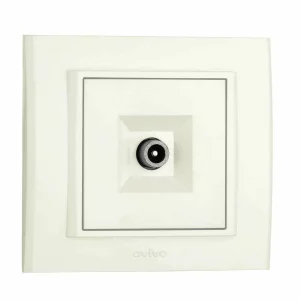 PRIZA TV DE TRECERE MINA NAT. ALB OV00448