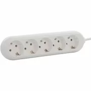 PRELUNGITOR 5 PRIZE ALB 1.5M CP CABLU 3X1.5 ST00907