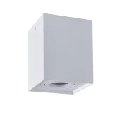 SPOT PT TAVAN PATRAT 1XGU10 ALB 80X80X84 MM METAL ST01155