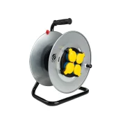 VIPEX DERULATOR METALIC 50M 4 PRIZE IP44 CABLU 3X2.5 ST00164