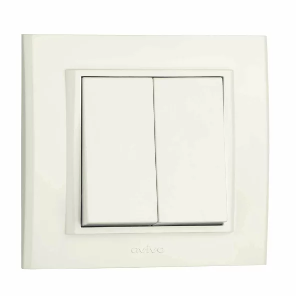 COMUTATOR MINA NATURAL ALB OV00422