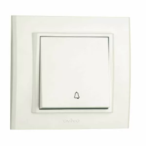 INTRERUPATOR SONERIE MINA NATURAL ALB OV00424