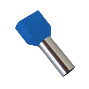 PINI DUBLI ALBASTRI PT CABLU 2X0,75MM PUNGA 50BUC ST01048