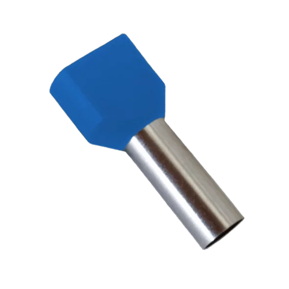 PINI DUBLI ALBASTRI PT CABLU 2X0,75MM PUNGA 50BUC ST01048