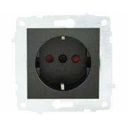 PRIZA SCHUKO CU PROT.COPIISTQUANTUM NEGRU MECANISM OV00800