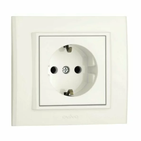 PRIZA SCHUKO MINA NAT. ALB OV00437