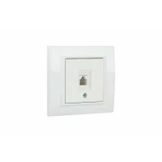 PRIZA TELEFON (RJ11 623K) MINA NAT. ALB OV00443