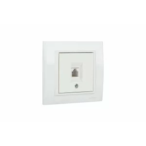 PRIZA TELEFON (RJ11 623K) MINA NAT. ALB OV00443