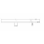 CORP DE ILUMINAT PENTRU OGLINDA CU 3 MODURI DE FIXARE 8W 4000K BL4008NW