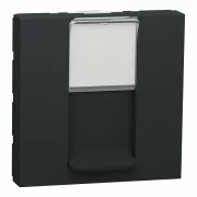 NEW UNICA PRIZA DUBLA RJ45 CAT5 UTP 2M ANTRACIT