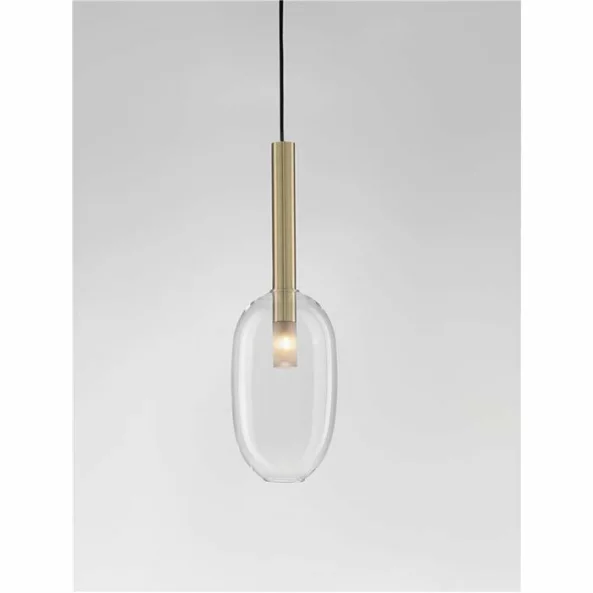 NOVA LUCE 9028833 AMELIA SANDY GOLD&amp;CLEAR G9