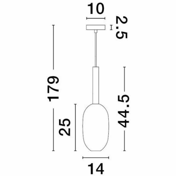 NOVA LUCE 9028833 AMELIA SANDY GOLD&amp;CLEAR G9