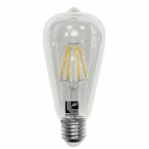 BEC LED COG &quot;AVOCADO&quot; CLAR E27 6W L.CALDA 230V DIMABIL