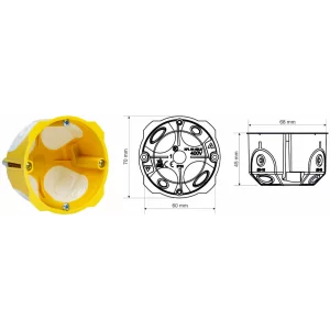 KOPOS DOZA RIGIPS KPL64-45/LDNA
