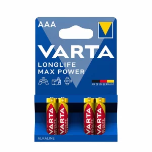 VARTA BATERIE LONGLIFE MAX POWER AAA LR3 VARTA-4703/4B