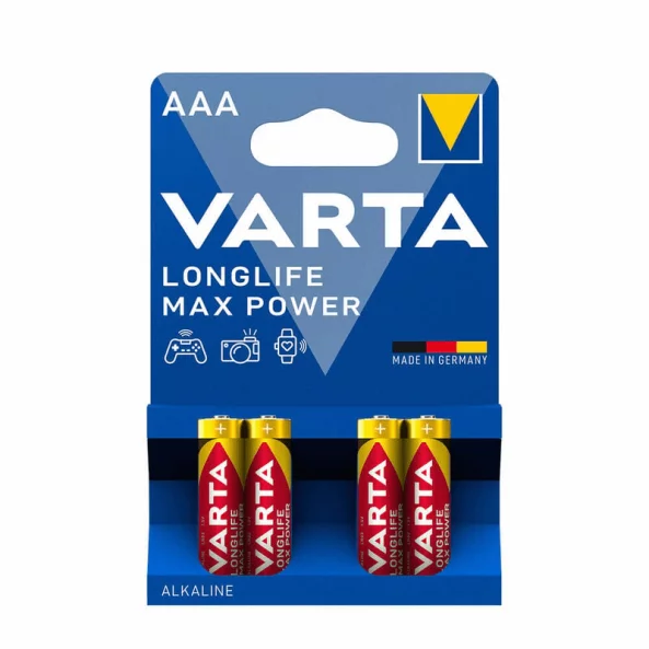 VARTA BATERIE LONGLIFE MAX POWER AAA LR3 VARTA-4703/4B