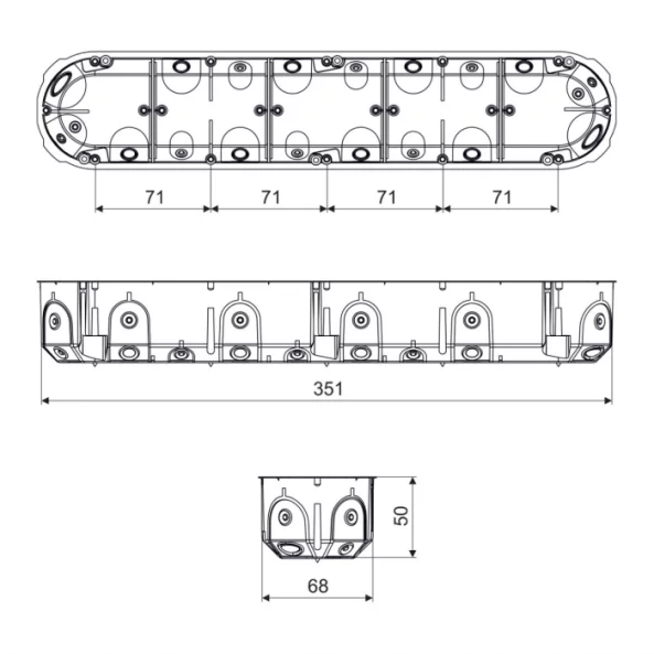 KOPOS DOZA RIGIPS KPL 64/5L