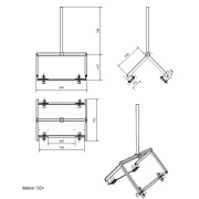 SUPORT PENTRU COAMA 70111M