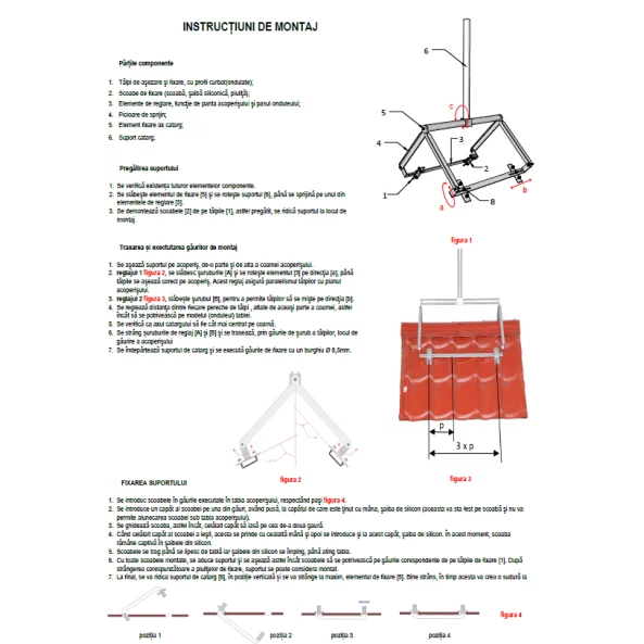 SUPORT PENTRU COAMA 70111M