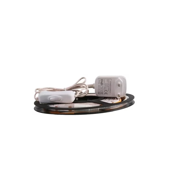 BANDA LED COB WELL LUMINA CALDA 3000K 12V 360CHIP/M 5M CU DRIVER 24W