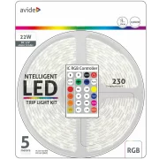 BRA BANDA LED 5M 12V 22W SMD 30 LED ADRES+PROG RGB ABLSBL12V5050-30RGB