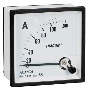 AMPERMETRU ANALOGIC MASURA INDIRECTA AC 72X72 ACAM72-5