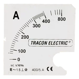 CADRAN PENTRU APARATUL DE BAZA ACAM72-5 SCALE-AC72-400/5A