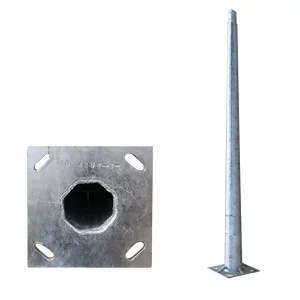 STALP METALIC 8M OTEL GALVANIZAT CU FLANSA SI PREZOANE M16 160/240 T3MM