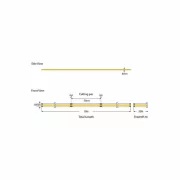 BANDA LED COB 25M 6W 48V 4000K 480L/M IP44 PRO