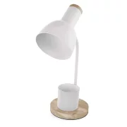 LAMPA DE BIROU POPPY WHITE E27