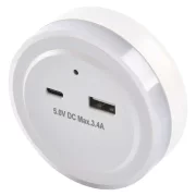 LAMPA DE VEGHE CU SENZOR SI USB A+C