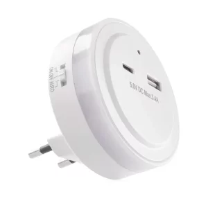 LAMPA DE VEGHE CU SENZOR SI USB A+C