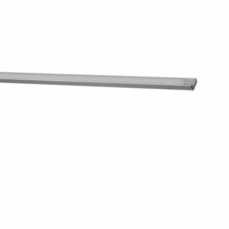 Profil de aluminiu complet aparent de 2m cu dispersor mat si capace ...