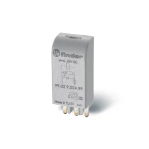 MODUL FISABIL DE PROTECTIE/SEMNALIZARE LED VERDE + DIODA (POLARITATE STANDARD); 6-24VC.C.