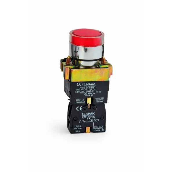 ELM 401473 BUTON LAMPA ROSU 110V BW 3471