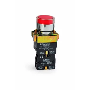 ELM 401474 BUTON LAMPA ROSU EL2-BW3471 24V