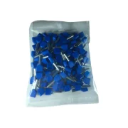 PINI DUBLI ALBASTRI PT CABLU 2X0,75MM PUNGA 50BUC ST01048