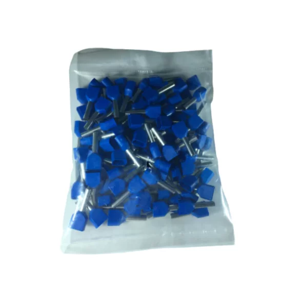 PINI DUBLI ALBASTRI PT CABLU 2X0,75MM PUNGA 50BUC ST01048