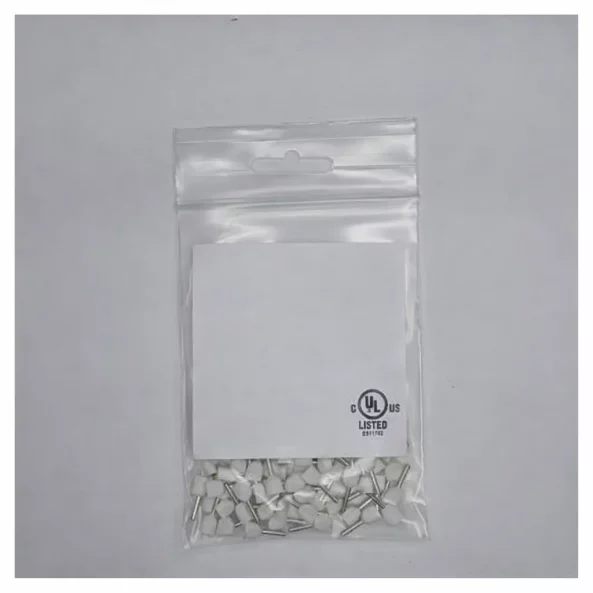 PINI DUBLI ALBI PT CABLU 2X0,5MM PUNGA 50BUC ST01047